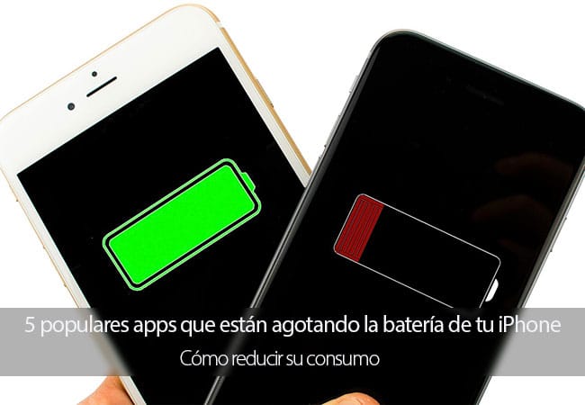 apps populares agotan bateria iphone - BLOG - 5 populares apps que están agotando la batería de tu iPhone y cómo reducir su consumo