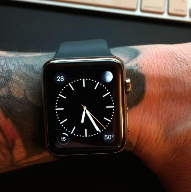 Apple Watch tatuajes