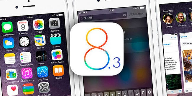 iOS 8.3 disponible