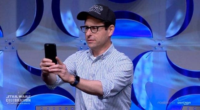 JJ Abrams aparece con un Apple Watch