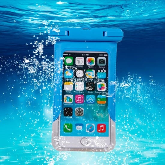 Funda acuática tipo bolsa para iPhone
