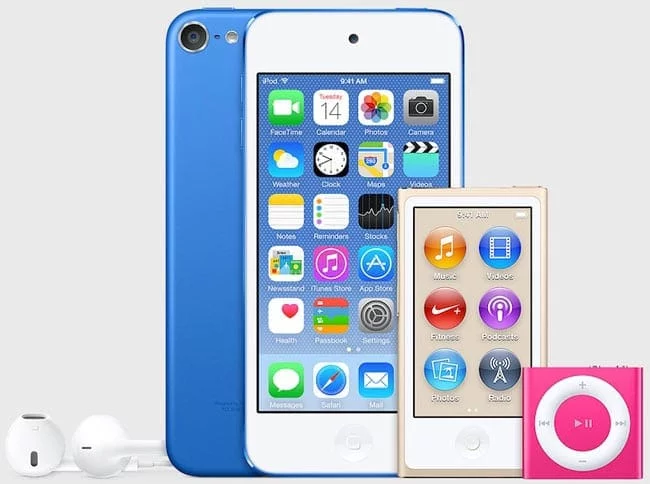 iPod en nuevos colores