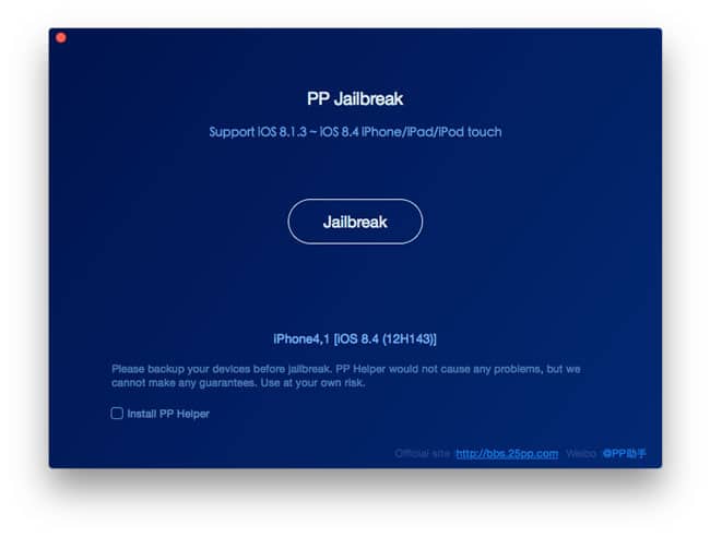 PP Jailbreak para Mac