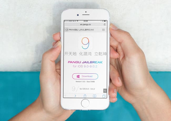 Pangu para iOS 9 en iPhone 6 Plus