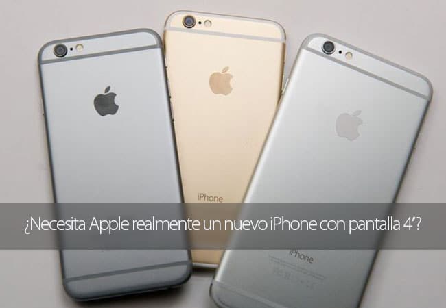 ¿Necesita Apple un iPhone de 4 pulgadas?