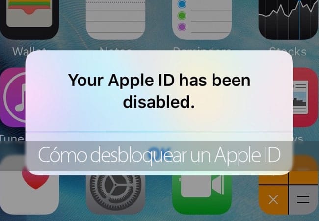 Desbloquear Apple ID
