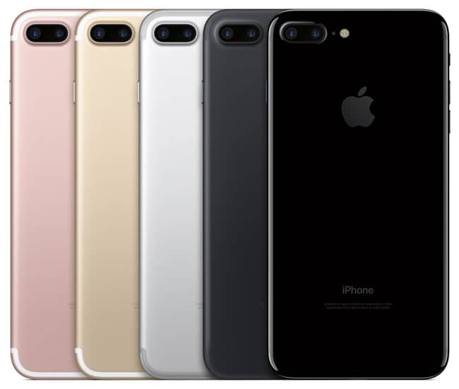 Colores iPhone 7