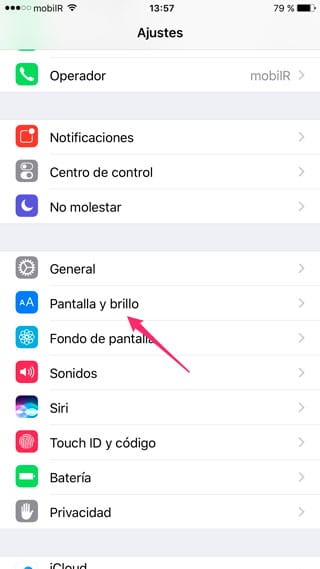 Ajustes de iOS 10