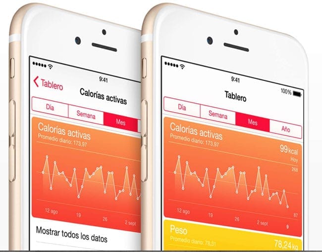 Configurar datos médicos en iPhone