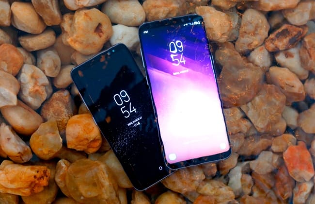 Resistencia al agua del Galaxy S8