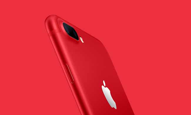 iPhone 7 rojo