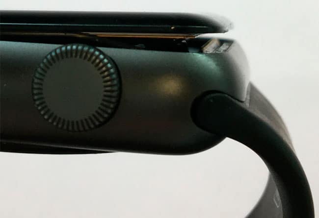 Apple Watch batería desplazada
