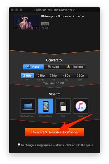 Convertir y descargar