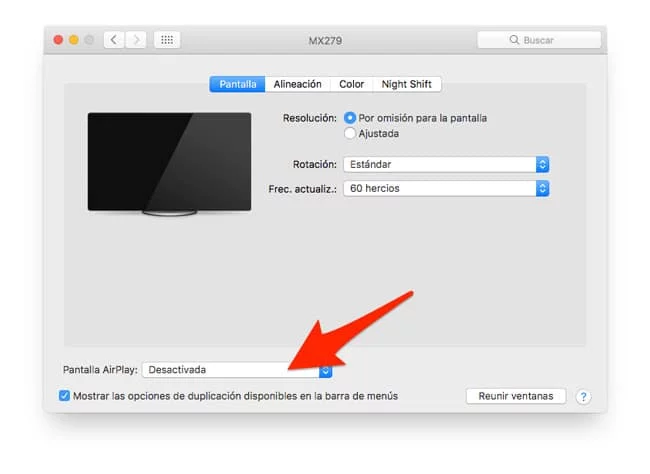 Activar AirPlay en Mac