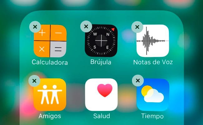 Uninstall apps on iOS