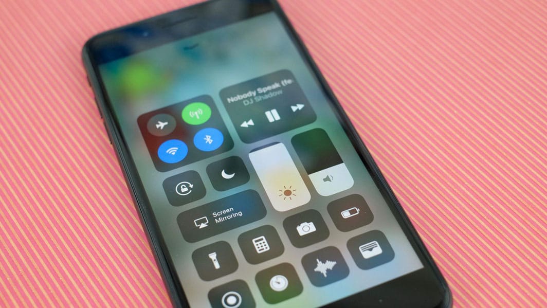 Centro de Control de iOS 11