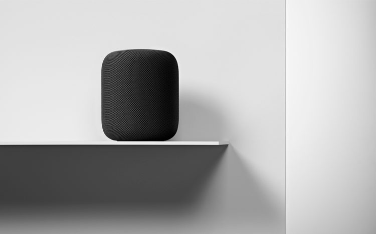 HomePod, altavoz de Apple en color negro