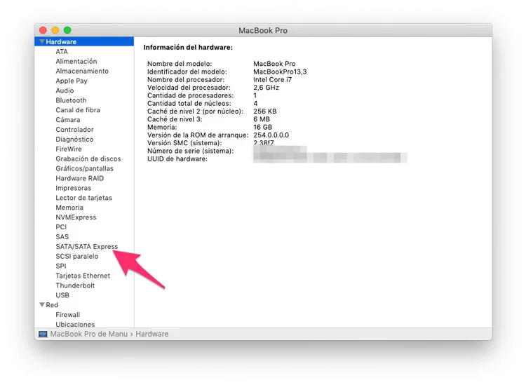 Comprobar soporte de TRIM en Mac