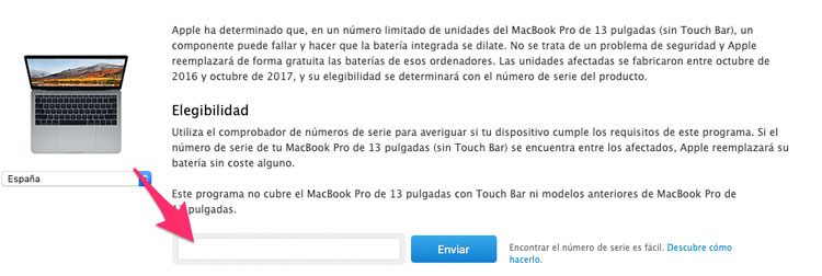 Comprobar si el MacBook Pro es apto