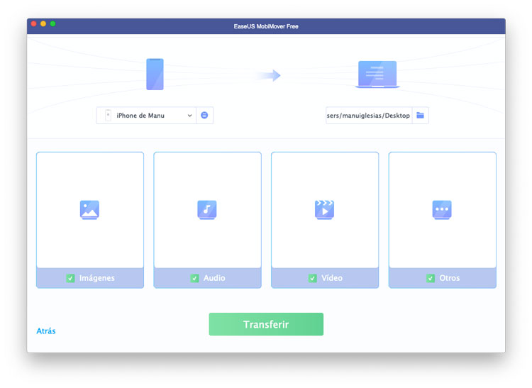 Transferir MobiMover