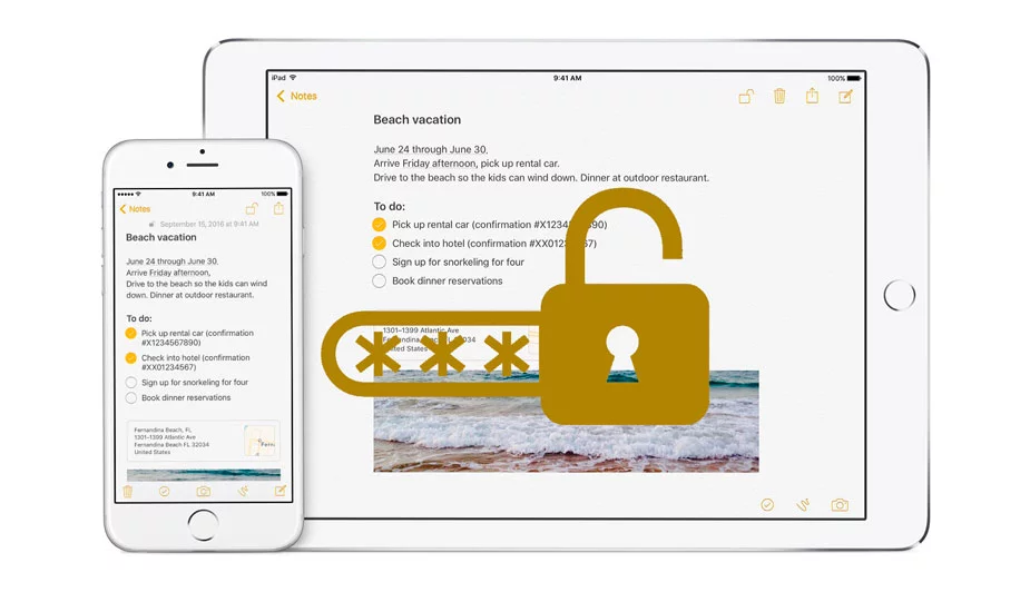 Recuperar la contraseña de las notas protegidas en iPhone y iPad