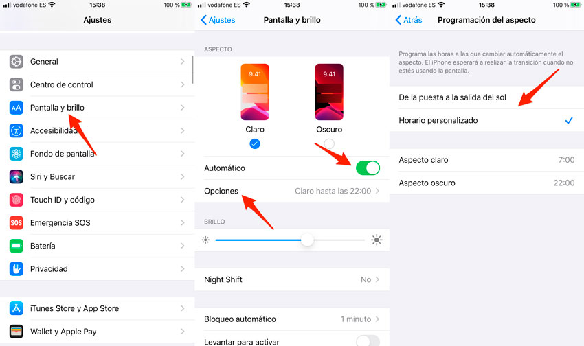 Dark modo automático
