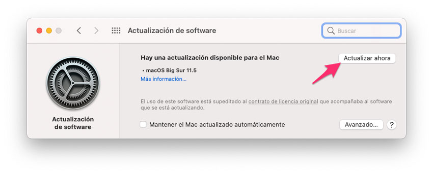 Actualizar macOS