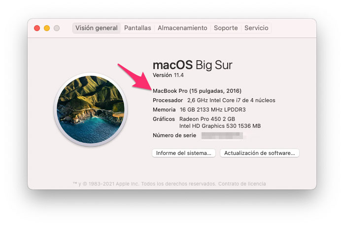 Comprobar si tu Mac es compatible con macOS Monterey