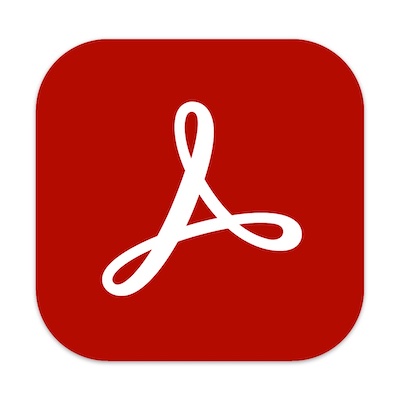 Icono de Adobe Acrobat Reader DC para Mac